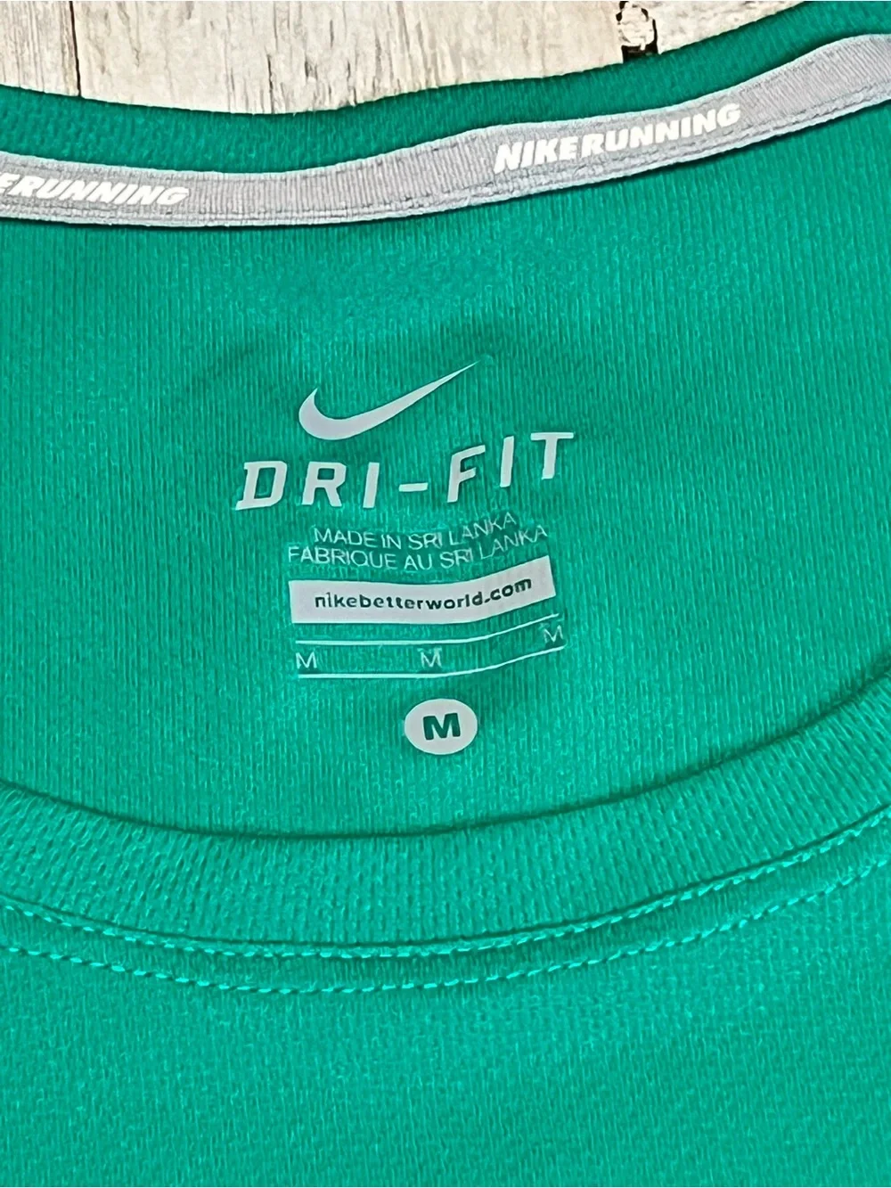 Nike Women’s Running Short Sleeve Dri-FIT Tee-Green